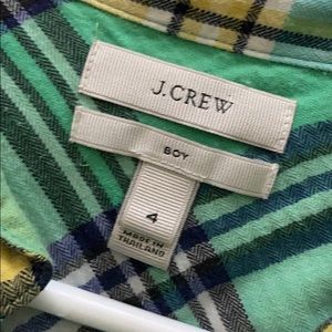 Button down J. CREW flannel style